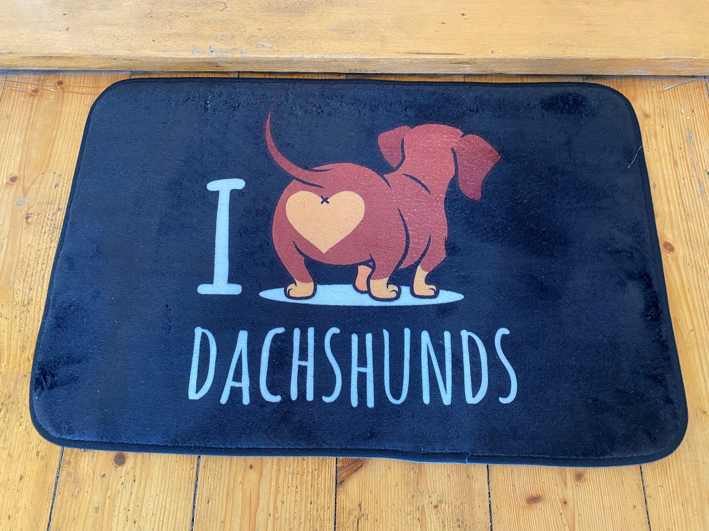 Fußmatte I Love Dachshund