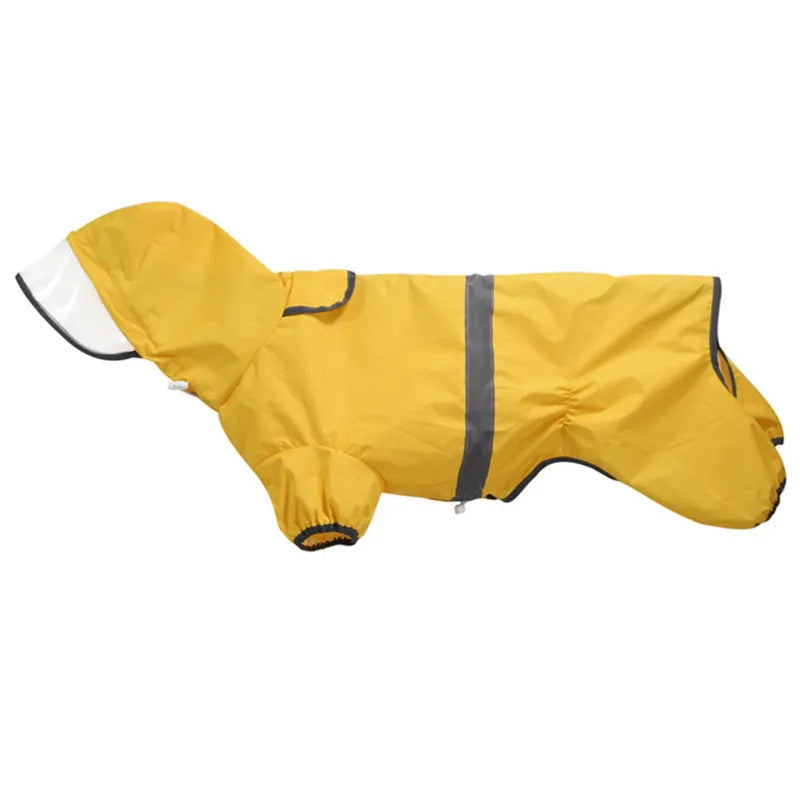 Regenmantel mit Kapuze für Dackel