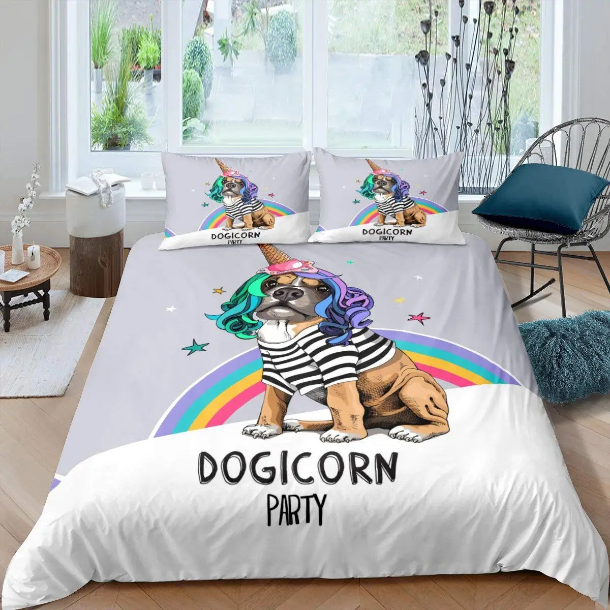 Bettwäsche mit verschiedenen Dackel- und Tiermotiven in den Größen 2 x 2 m und 1,35 x 2 m