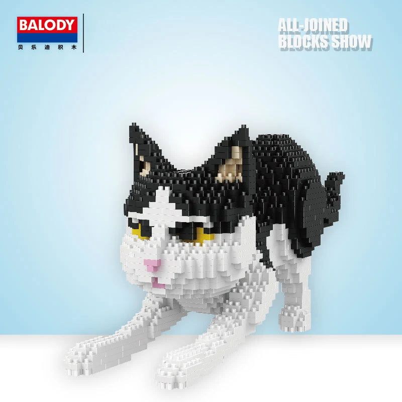 Dackel Hund Katze Micro Klemmbaustein