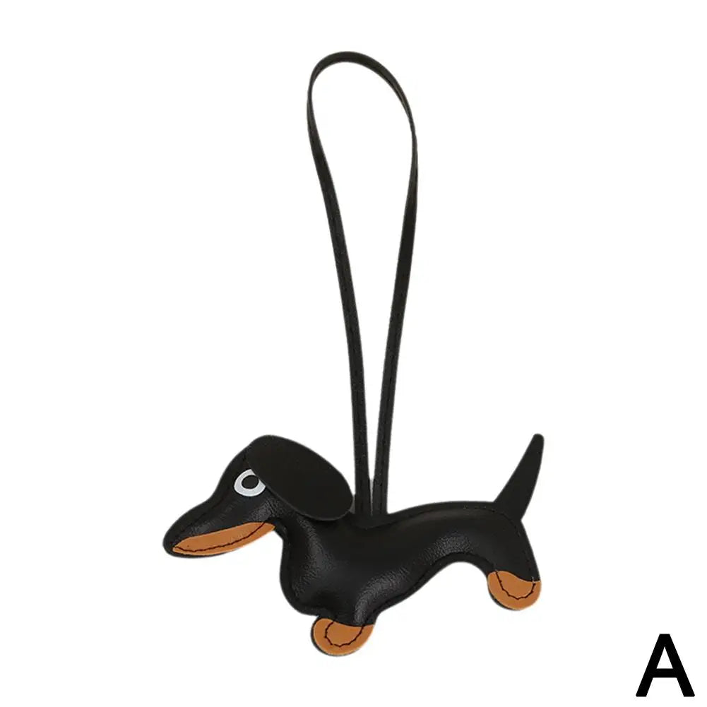 PU-Leder Dackel Anhänger