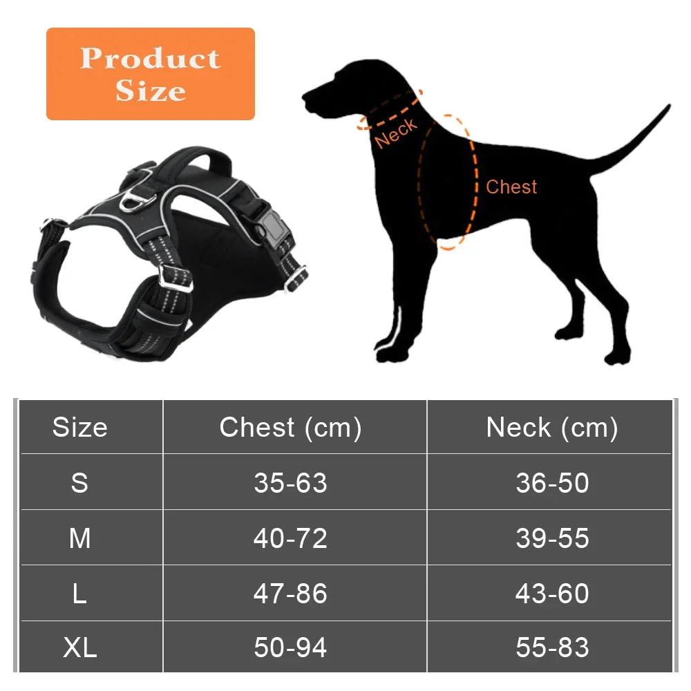 Hochwertiges Hundegeschirr in verschiedenen Größen und Designs