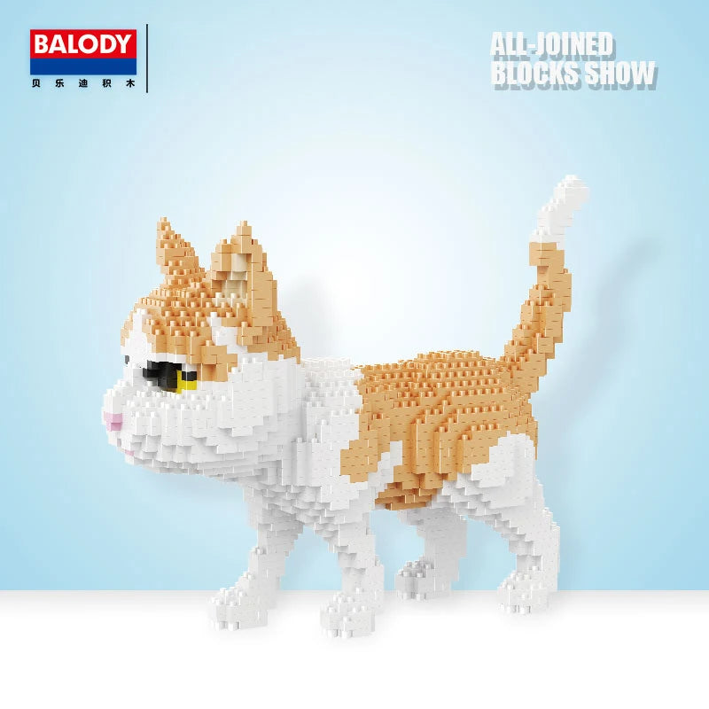 Dackel Hund Katze Micro Klemmbaustein