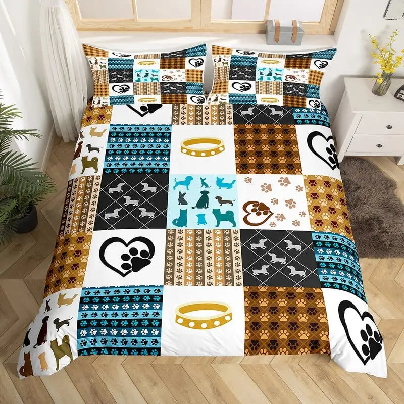 Bettwäsche mit verschiedenen Dackel- und Tiermotiven in den Größen 2 x 2 m und 1,35 x 2 m