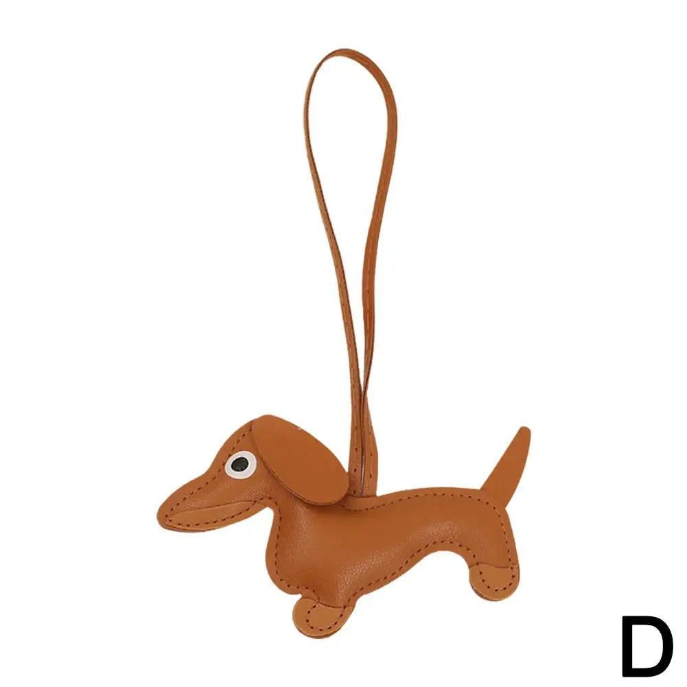 PU-Leder Dackel Anhänger