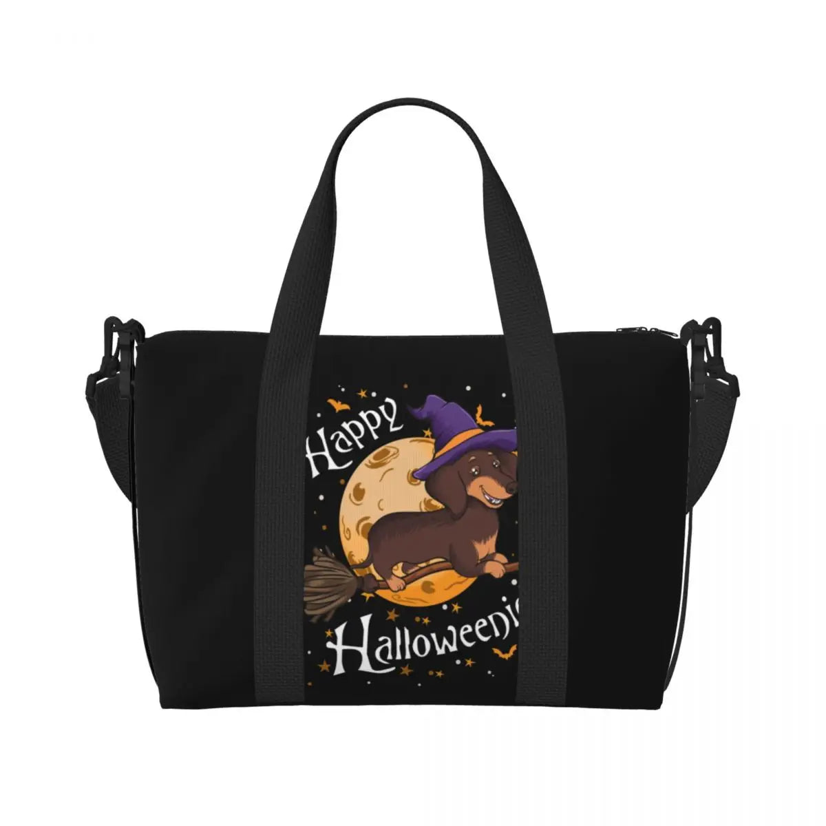 Tasche mit Dackelmotiven für Strand Gym Reise Shopping