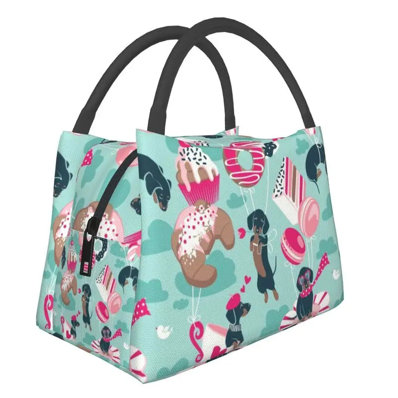 Thermotasche mit coolen Dackelmotiven