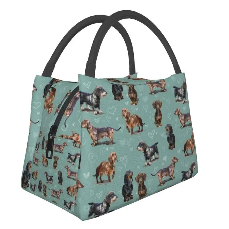 Thermotasche mit coolen Dackelmotiven