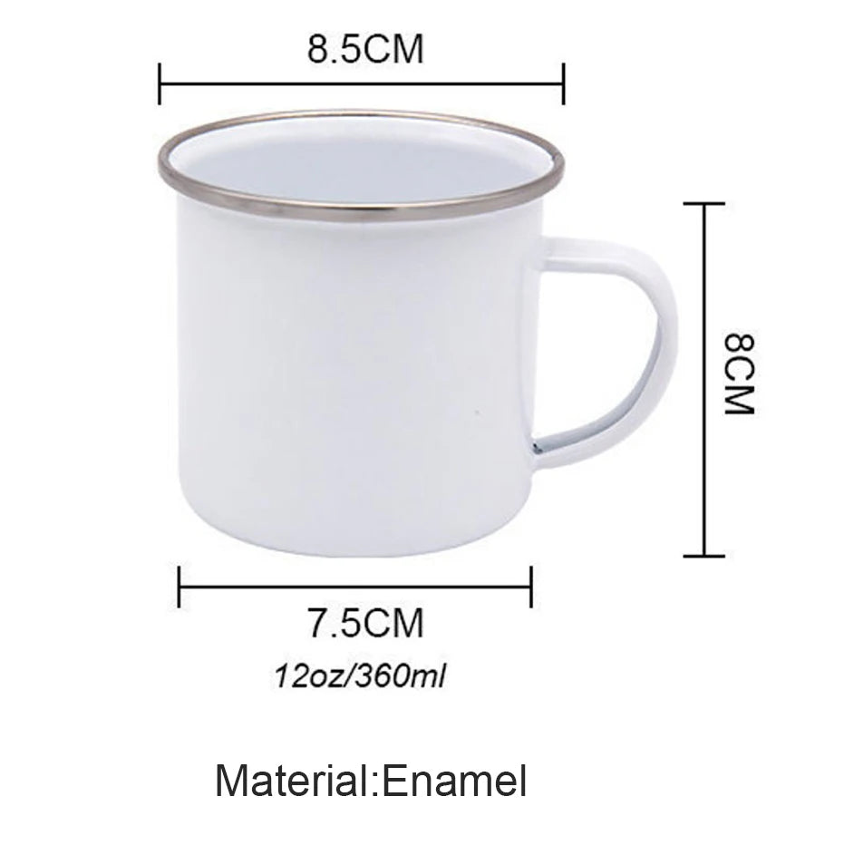 Tasse aus Emaille mit Dackelmotiv in zahlreichen Varianten verfügbar