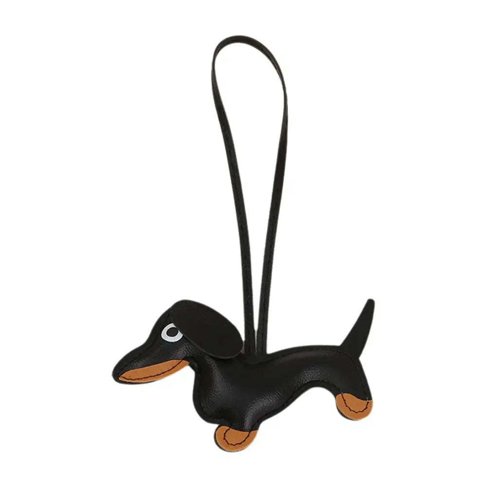 PU-Leder Dackel Anhänger