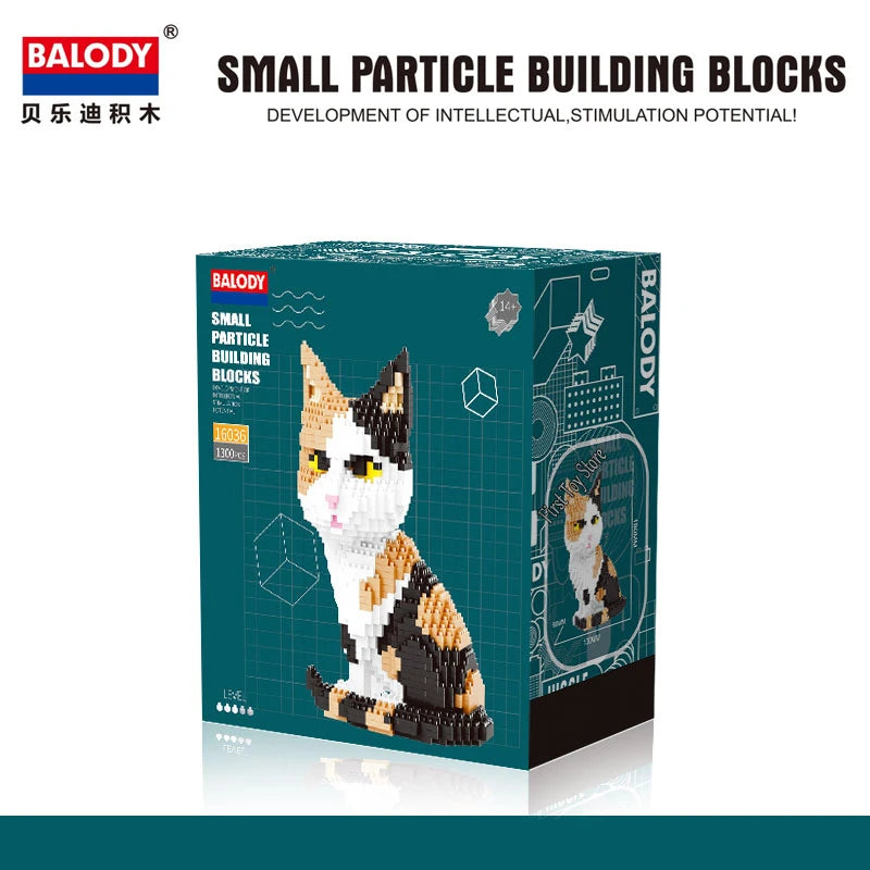 Dackel Hund Katze Micro Klemmbaustein