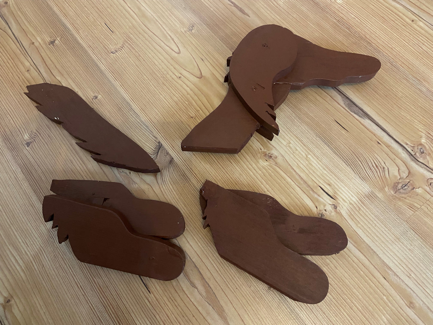 Dackel Langhaar aus Echtholz handgefertigt Briefkasten Deko