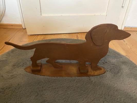 Dackel Echtrost Handarbeit