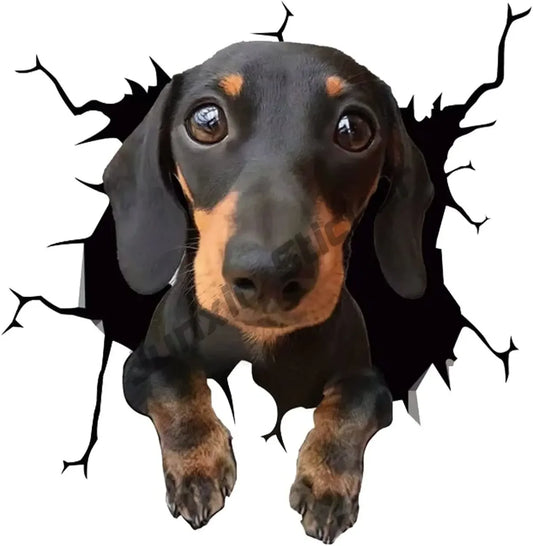 Aufkleber I love my dachshund