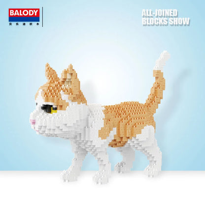 Dackel Hund Katze Micro Klemmbaustein