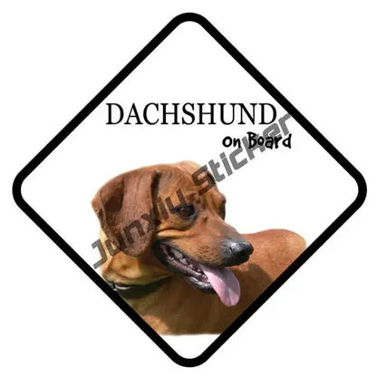 Aufkleber Dackel für Auto Fenster Tür