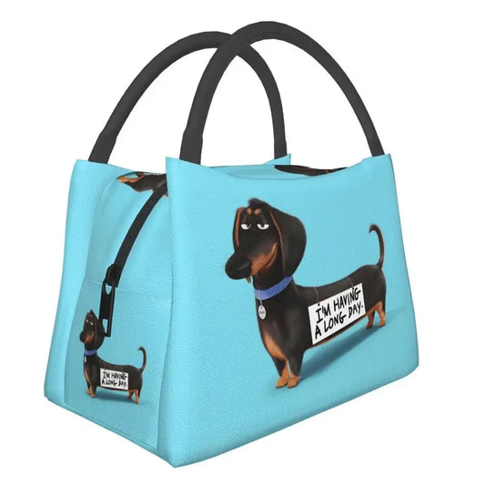 Thermotasche mit coolen Dackelmotiven