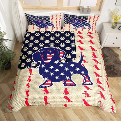 Bettwäsche mit verschiedenen Dackel- und Tiermotiven in den Größen 2 x 2 m und 1,35 x 2 m