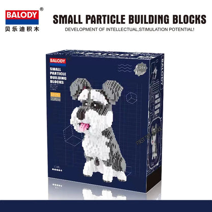 Dackel Hund Katze Micro Klemmbaustein